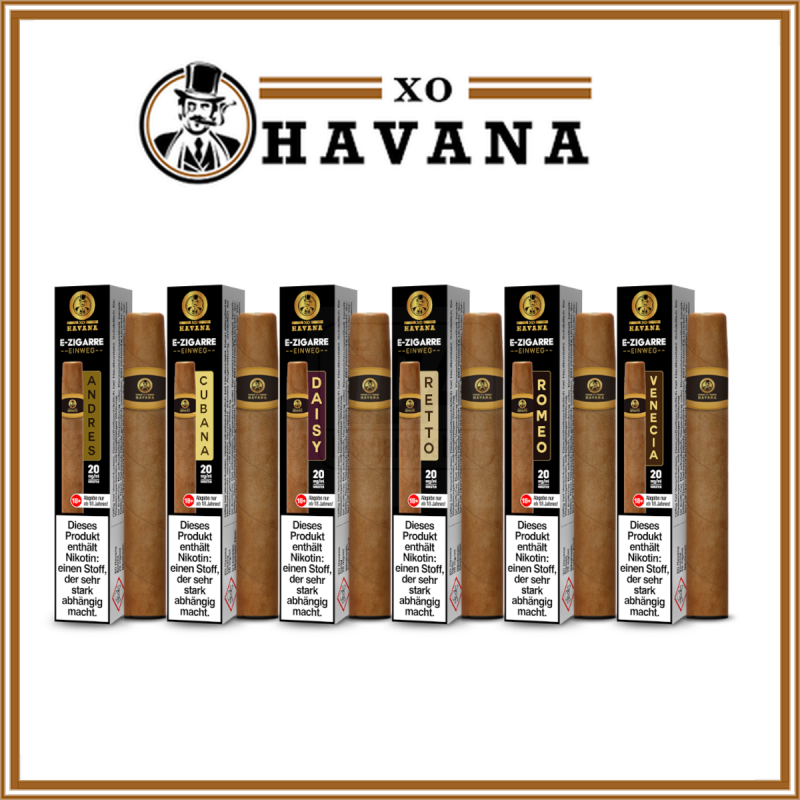 XO HAVANA Cigar Vape Einweg E-Zigarette